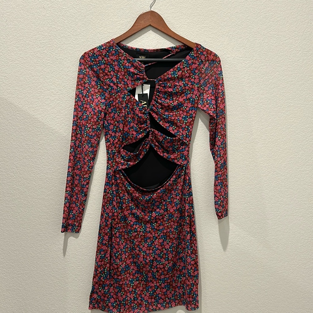 💐AFRM RED DITSY DRESS💐